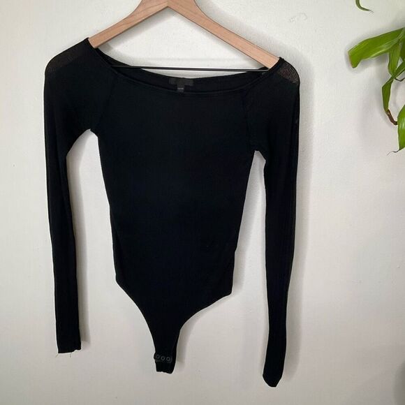 ATM Anthony Thomas Melillo Stretch Cotton Jersey Bodysuit - Picture 4 of 9